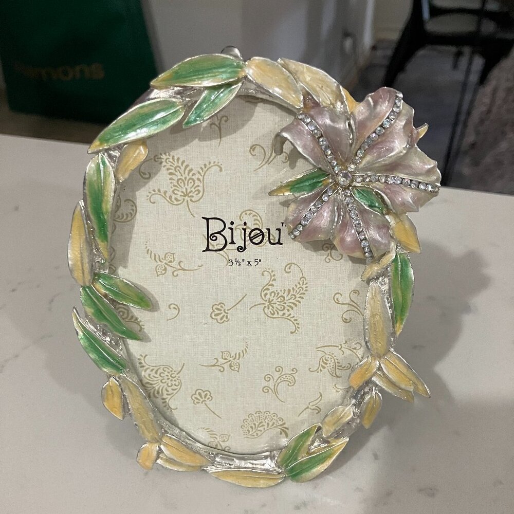 Painted Enamel Photo Frame